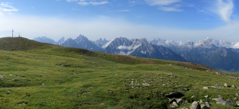 Dolomiti di Sesto widziane z Toblacher Pfannhorn